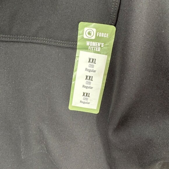 Carhartt Womens Black Fitted Pants XXL Durable Stretch With Pockets For Work - Picture 7 of 10